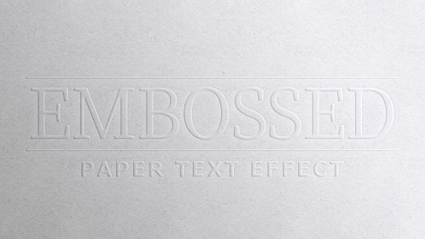 Voorbeeld van een omslag met een preeg